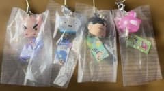Crayon Shin-chan Face Mini Charm Gacha Gacha Set of 4
