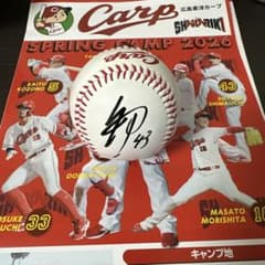 広島東洋カープ 島内颯太郎選手 直筆サインボール 2026沖縄キャンプ