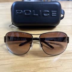 POLICE S8598J ティアドロップ サングラス ケース付き - メルカリ