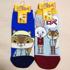 紙兎ロペ☆ロペとアキラ先輩の靴下セットのサムネイル