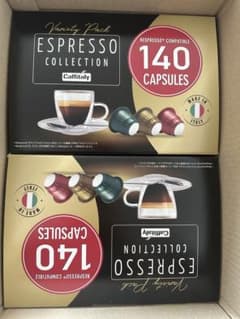 ネスプレッソ 互換 カプセル コーヒー カフェイタリー×2箱 - メルカリ