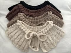 つけ襟　スタイ　ハンドメイド　キッズ・ベビー　ぽこぽこのサムネイル