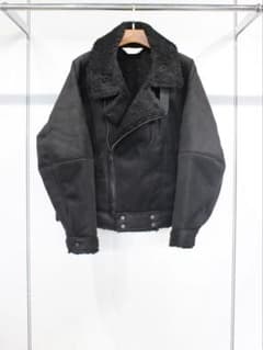 ANCELLM VEGANLEATHER BOA ZIP JACKET サイズ2 - メルカリ