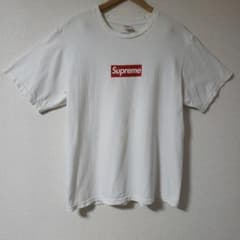 t*o様 Supremeボックスロゴ ホワイト 20周年記念Tシャツ シミありサ 