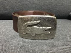 ラコステ 革ベルト ブラウンのサムネイル