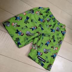 140㎝ マイクラ スイムパンツ 水着 グリーン マインクラフト 男の子のサムネイル