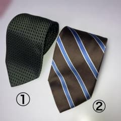BROOKS BROTHERS ブルックスブラザーズのネクタイ2本セット