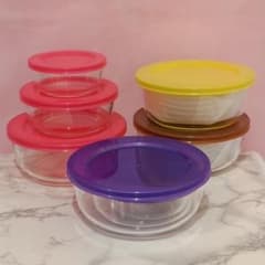 【未使用品含む】 イワキ 耐熱ガラス 保存容器 パックぼうる 【12点セット】のサムネイル