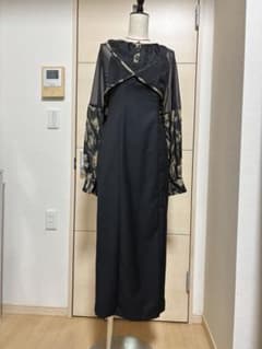 Ezick Lady set レーストップドレス ブラック×ゴールドのサムネイル