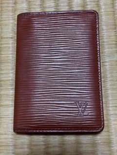 Louis Vuitton ブラウン レザー カードケースのサムネイル