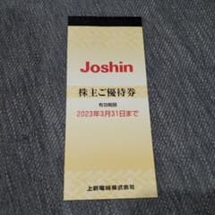 上新電機株式会社　株主優待券のサムネイル