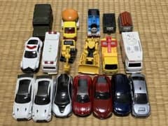 18台まとめ売り】トミカ セット 働く車 スポーツカー トーマス 他 箱