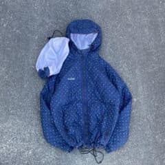 00s Columbia 短丈 hooded puffer jacket ドット - メルカリ