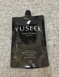 YUSEEK クリームシャンプー、ナチュラルブラック 350gのサムネイル