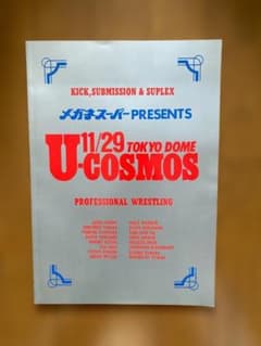 U.W.F. U-COSMOS 11/29 東京ドーム パンフレットのサムネイル