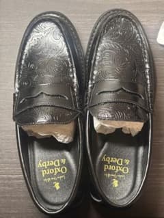 箱あり新品London Shoe Make ペイズリー ローファー 7のサムネイル
