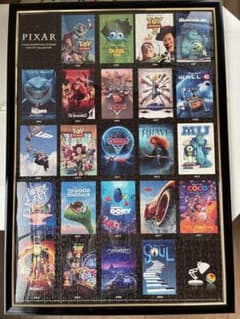 PIXAR ポスターコレクション ジグソーパズル 額縁付きのサムネイル