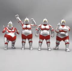 帰ってくれ！デブトラマン ４体セット 特撮 ヒーロー 即納 プレゼント パロディ】帰ってくれ！デブトラマン4体セット☆特撮ヒーロー