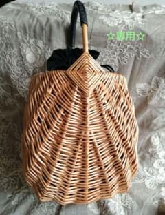 カゴバッグ　ツルバイマリコオイカワ TSURU by Mariko Oikawa - 美品❗️Pale Jute ＆TSURUコラボ カゴ