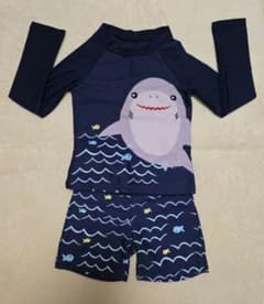 男の子 水着　サメのプリント120のサムネイル