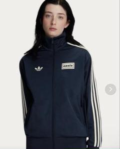 Oasis x adidas トラックジャケット　XLサイズ XLサイズ！OASIS オアシス 古着トラックジャケット 30周年特別展