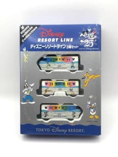 【新品・未開封】東京ディズニーリゾート25周年、トミカ、リゾートライン3両セット 新品未開封】ディズニーリゾートライン 3両セット 25周年記念 トミカ