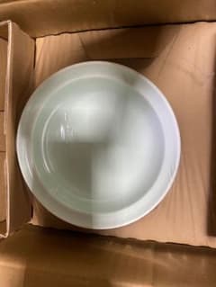【新品・未使用】金麦 あいあい皿 水浅葱（みずあさぎ）2枚セット 京都たち吉謹製のサムネイル