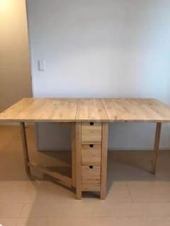 【送料込】IKEA NORDEN  折りたたみ式ダイニングテーブルのサムネイル