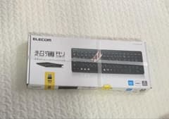 ELECOM 無線キーボード TK-FDP099TBK 超薄型のサムネイル