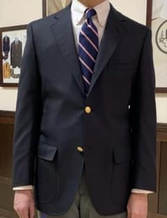超美品】Brooks Brothers 紺ブレザー 金ボタン スリムフィット - メルカリ