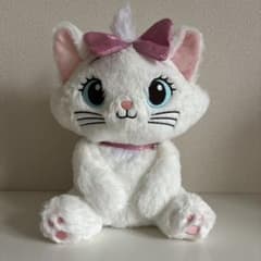 ディズニー キラキラリボンBIGぬいぐるみ　マリー ぬいぐるみフリュー約23cm
