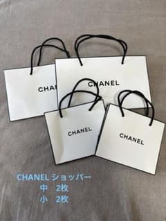 CHANEL ショップ袋 4枚セット（中、小サイズ） - メルカリ