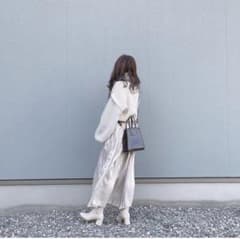 GRL グレイル　サテンプリーツロングスカートのサムネイル