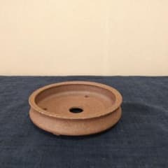盆栽鉢 丸鉢 陶器サイズ12.2×3.1のサムネイル