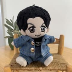 パンダ　龍馬風衣装　ジャケット　パンツ　ちぃましゃ　福山雅治　ぬいぐるみ服 ブルーデニムジャケット パンツ ちぃましゃ洋服 ぬい服 コスチューム
