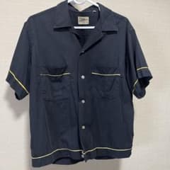 Hilton ヒルトン ボーリングシャツ 60s ヴィンテージ 無地 - メルカリ