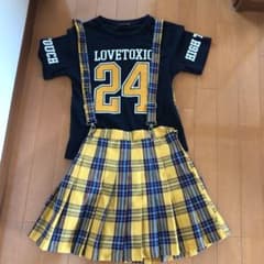 LOVETOXIC Tシャツスカート　セット　150cmのサムネイル