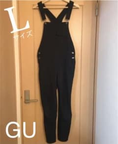 gu オーバーオール 黒 Lサイズのサムネイル
