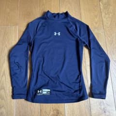 UNDER ARMOUR ネイビー ハイネック アンダーシャツ YMDのサムネイル