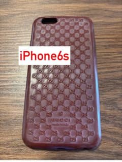 GUCCI 赤茶　GGパターン iPhoneケース　6sのサムネイル