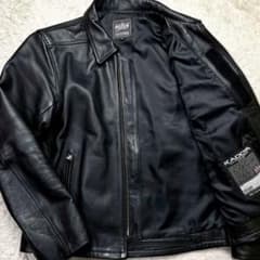 ◇3Lサイズ/極美品/現行◇KADOYA シングルライダース レザージャケット
