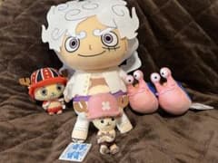 ONE PIECE ぬいぐるみ　まとめ売り　ニカ　チョッパー　電伝虫(ルフィ)のサムネイル