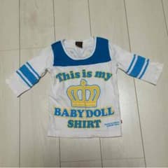 ベビードール☆ディスニーコラボ☆7分丈Tシャツ☆サイズ100のサムネイル