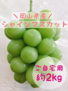 岡山県産 ご自宅用 訳あり シャインマスカット 3〜4房 約2kgのサムネイル