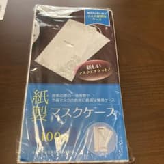 使い捨て　紙製　マスクケースのサムネイル
