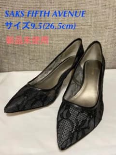 SAKS FIFTH AVENUE パンプス ヒール6cm 大きい26.5cmのサムネイル