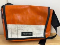 FREITAG メッセンジャーバッグ オレンジ　F14 Dexter FREITAG F14 DEXTER フライターグ デクスター オレンジホワイト - メルカリ