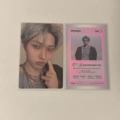 ATEEZ ミンギ 封入 A ver. トレカ - メルカリ