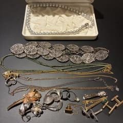 アクセサリー 生前整理 遺品整理 メッキ パール ネックレス