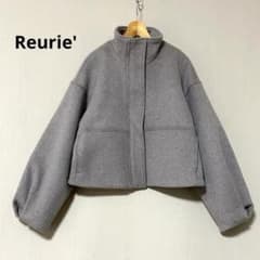 Reurie’ ダブルジップショートウールコート スタンドカラーコート　レウリィ Reurie'（レウリィ） コート アウター 「HIT ITEM!」ダブルジップ